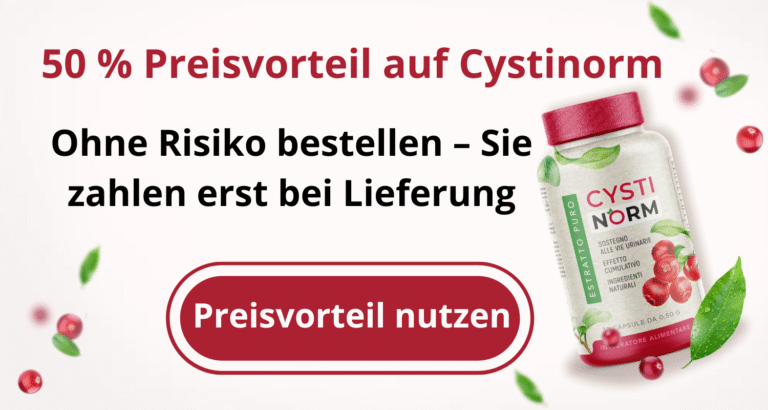 50 % Preisvorteil auf Cystinorm Ohne Risiko bestellen – Sie zahlen erst bei Lieferung Preisvorteil nutzen Preisvorteil nutzen